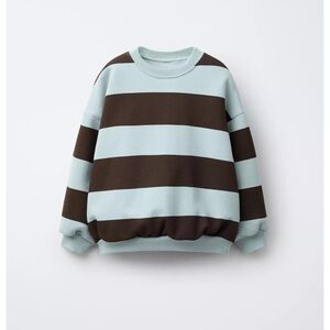 ZARA STRIPED SWEATSHIRT